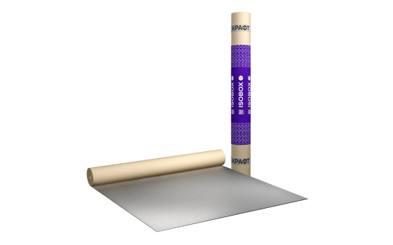 Пароизоляционная отражающая пленка ISOBOX КРАФТ