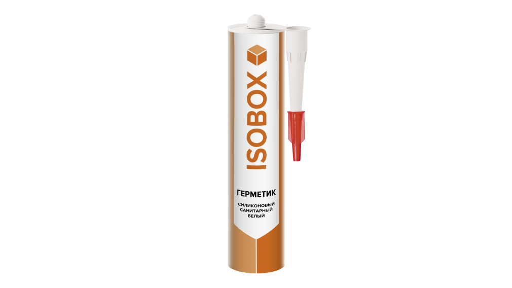 Герметик ISOBOX санитарный силиконовый белый