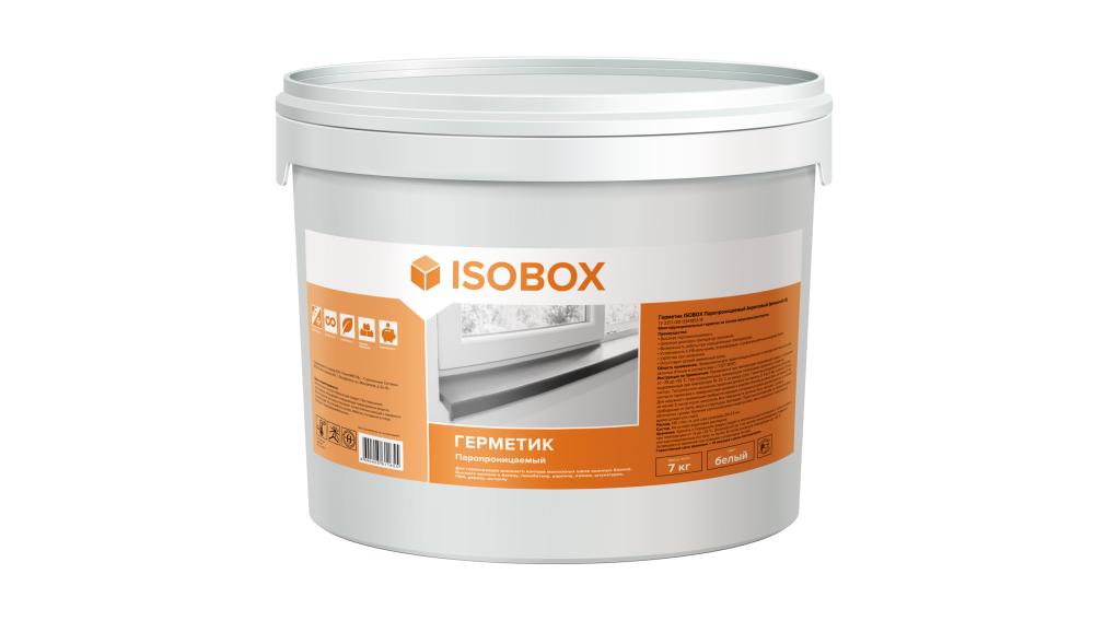 Герметик ISOBOX паропроницаемый акриловый (наружный А)
