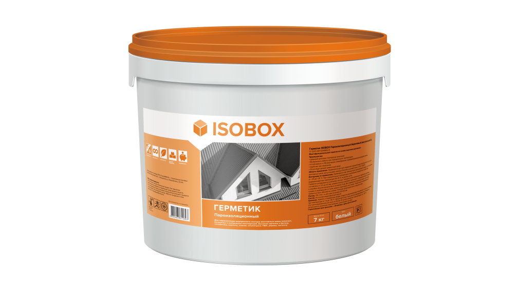 Герметик ISOBOX пароизоляционный акриловый (внутренний Б)